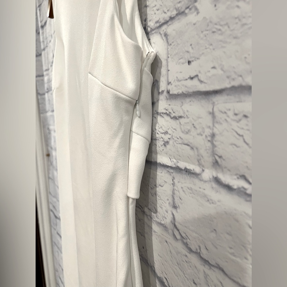 Lulu's Elegant White Wedding Dress - Picture 8 of 10